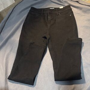 Time and Tru Women's Dark Black Skinny Jeans